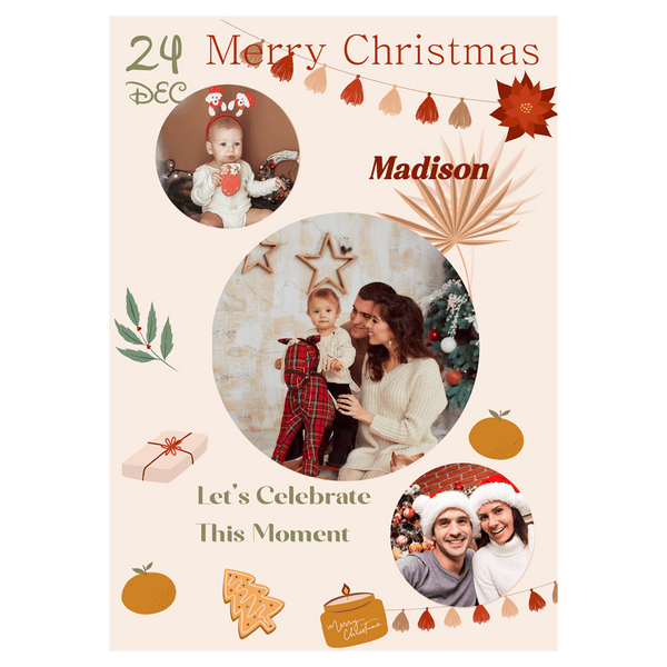 Let's Celebrate This Moment Christmas Ecard