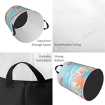 Cestino personalizzato con nome per animali marini del cartone animato e organizzatore di giocattoli Regalo di compleanno per bambini e genitori