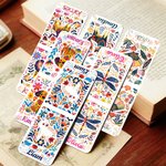 Gepersonaliseerde Folk Art Dieren Bloem Magnetische Bladwijzer Clip met Naam Lezen Verjaardagscadeau voor boekenliefhebbers Bookworms