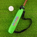 Henkilökohtainen Jäätelö Drip Doodle Teksti Baseball Bat Cover koukku ja silmukka Urheilu Essential Game Day Syntymäpäivälahja Baseball-pelaajille