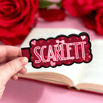 Personalized Multicolor Cloud Heart XOXO Magnetic Bookmark Clip with Name Daily Use Valentine's Day Gift for Girlfriend Reading Lover