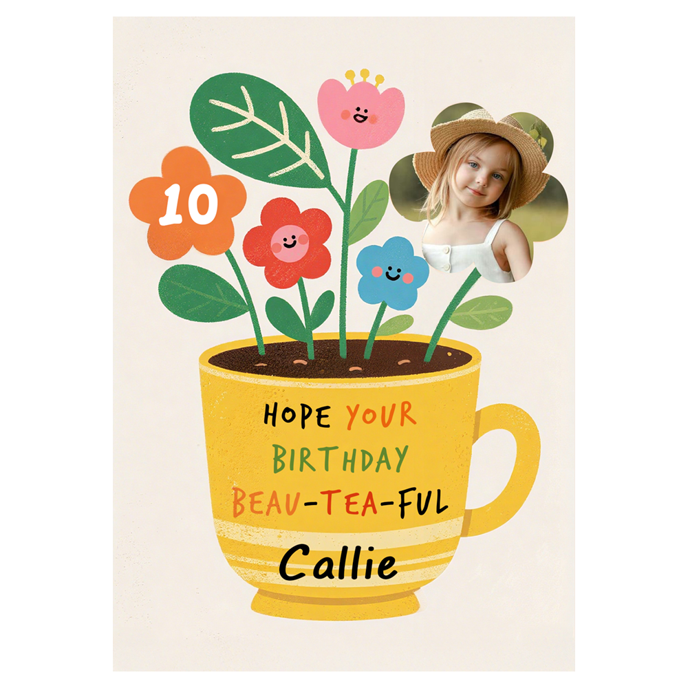 Beau Tea Ful Tea Cup Birthday Ecard
