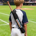 Henkilökohtainen Jäätelö Drip Doodle Teksti Baseball Bat Cover koukku ja silmukka Urheilu Essential Game Day Syntymäpäivälahja Baseball-pelaajille