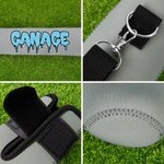 Henkilökohtainen Jäätelö Drip Doodle Teksti Baseball Bat Cover koukku ja silmukka Urheilu Essential Game Day Syntymäpäivälahja Baseball-pelaajille