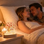 Personalisierte Sie & Me We Got This Rose Tree Penguin LED-Nachtlicht mit Namen und hölzerne Basis Home Decor Geburtstag Valentinstag Geschenk für Paar