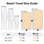 Personalized Multicolor Polka Dots Quick Dry Oversized Beach Towel with Name Travel Essentials Birthday Summer Vacation Party Gift for Friends