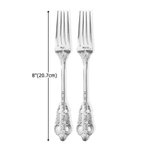 Personalised Vintage Cake Forks Knife Server Cutting Set with Engraving Text and Box Anniversary Wedding Engagement Gift for Couple Newlyweds