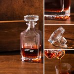Henkilökohtainen Sippy Cup Whiskey dekanteri kaiverrettu nimi eläkkeelle siirtyminen Isän päivä syntymäpäivä lahja isä baarimikot