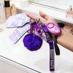 Personalised Multi-functional Star Softball Baseball Safety Keychain Set with Strap and Lamp Birthday Gift for Women