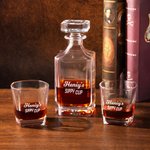 Henkilökohtainen Sippy Cup Whiskey dekanteri kaiverrettu nimi eläkkeelle siirtyminen Isän päivä syntymäpäivä lahja isä baarimikot