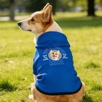Personalised 3D Cartoon Dog Soft Warm Puppy Dog Hoodie Clothes with Name and Text Pet Party Birthday Gift for Pet Lover Owner