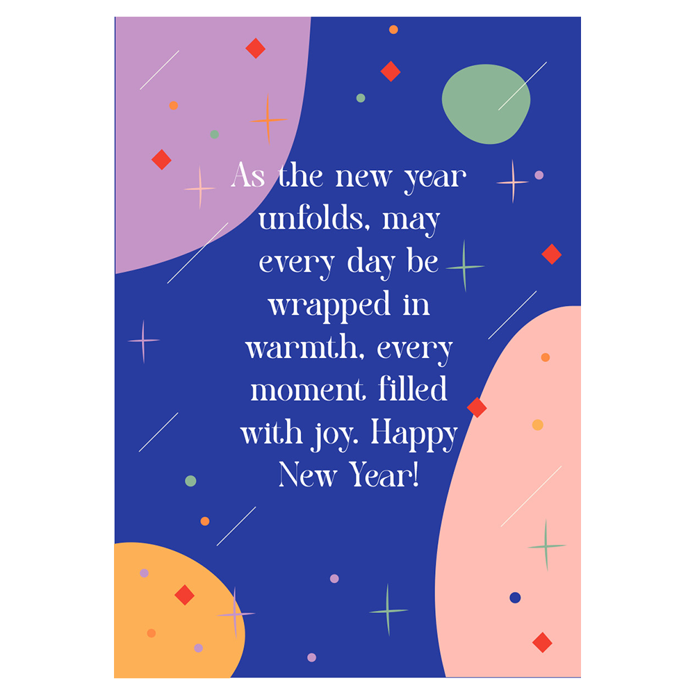 Warm Days Ahead New Year Ecard