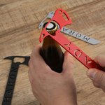 Personalisierte lustige Feuer Axt Flaschenöffner mit Namen Bier Accessoire Feuerwache Outdoor-Aktivitäten Bachelor Party Geschenk für Feuerwehrleute