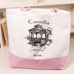Personalisierte Gilmore Girls Stars Hollow Gazebo große Kapazität Tragetasche mit Namen täglichen Gebrauch Geburtstag Geschenk für Frauen Mädchen