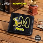 Personlig Marsupilami sammenleggbar lommebok i PU-lær med lang hale og navn Daglig bruk Jubileum Bursdagsgave til mann | Callie × Marsupilami®