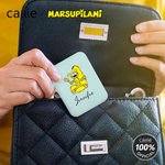 Miroir de poche à double face 1X 2X LED pour maquillage personnalisé avec nom Cadeau d'anniversaire pour femmes | Callie × Marsupilami®.
