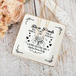 Personalised Best Friends Heart Cheers Ceramic Jewellery Dish with Title and Name Daily Use Birthday Gift for Sisters Friends