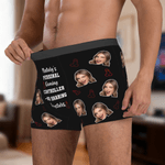 Personlig spelkontroll ansikte foto kort boxer med namn herrkalsonger Alla hjärtans dag årsdag födelsedag present till make pojkvän