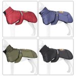Gepersonaliseerde Hond Portret Winter Warme Winddichte Jas met Naam Outdoor Reizen Verjaardagscadeau voor Pet Lovers Pet Owners