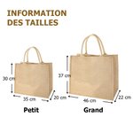 Sac à Main en Toile de Jute Personnalisé avec Nom Multicolore en Points Dalmatiens Sac de Grande Capacité Cadeau d'Anniversaire pour Femme