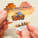 Personalized Cartoon Elderly Companion Heart-Shaped Building Brick Puzzles with Names and Year Valentine's Day Birthday Anniversary Gift for Couple