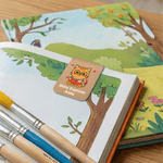 Personalized Cute Animals Magnetic PU Leather Bookmark Clip with Name Reading Children's Day Valentine's Day Gift for Kids Book Lovers Bookworms