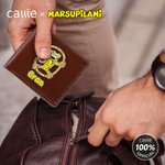 Personlig Marsupilami sammenleggbar lommebok i PU-lær med lang hale og navn Daglig bruk Jubileum Bursdagsgave til mann | Callie × Marsupilami®