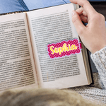 Personalized Retro Polka Dot Waterproof Magnetic Bookmark Clip with Name  Back to School Birthday Gift for Book Lovers Students