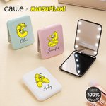 Miroir de poche à double face 1X 2X LED pour maquillage personnalisé avec nom Cadeau d'anniversaire pour femmes | Callie × Marsupilami®.