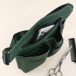 Personalizado Multi-Compartimento de cuero de peluquería Tijeras Bolsa de cintura con el nombre de peluquería Must Haves Regalo para Peluquería Peluquero