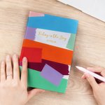 Personalized Colourful Hardcover A5 2026 Daily Planner Notebook with Text Recording Accessory New Year Back to School Gift for Students Friends