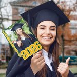 Personalized Graduation Handheld Photo Fans with Name Graduation Party Favors Gift for Class of 2026 Graduates