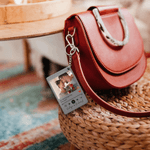 Personalized Couple Photo Music Player Design Acrylic Keychain with Name and Song Title Valentine's Day Wedding Gift for Couple