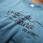 Gepersonaliseerd Mamma Est Oma Shirt Sweatshirt Hoodie Moederdag Thanksgiving Kerstcadeau voor oma