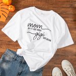 Gepersonaliseerd Mamma Est Oma Shirt Sweatshirt Hoodie Moederdag Thanksgiving Kerstcadeau voor oma