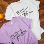 Gepersonaliseerd Mamma Est Oma Shirt Sweatshirt Hoodie Moederdag Thanksgiving Kerstcadeau voor oma