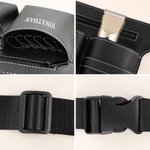 Personalizado Multi-Compartimento de cuero de peluquería Tijeras Bolsa de cintura con el nombre de peluquería Must Haves Regalo para Peluquería Peluquero
