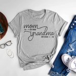 Gepersonaliseerd Mamma Est Oma Shirt Sweatshirt Hoodie Moederdag Thanksgiving Kerstcadeau voor oma