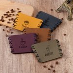 Personalisierte Leder-Kaffeetasse Hülse mit eingraviertem Namen Passt 10 oz - 20 oz Tassen täglichen Gebrauch Jahrestag ermutigendes Geschenk für Kaffee-Liebhaber Arbeiter