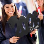 Livre d'or personnalisé en bois avec nom et année pour la remise des diplômes Cadeau pour les diplômés de la promotion 2026