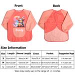 Tablier de peinture pour enfants avec nom et poche frontale Cadeau de Pâques pour les enfants