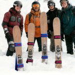 Courroie de ski ajustable personnalisée de couleur vive avec texte et 2 crochets et boucles Accessoire d'équipement de ski Cadeau d'anniversaire pour les amateurs de ski