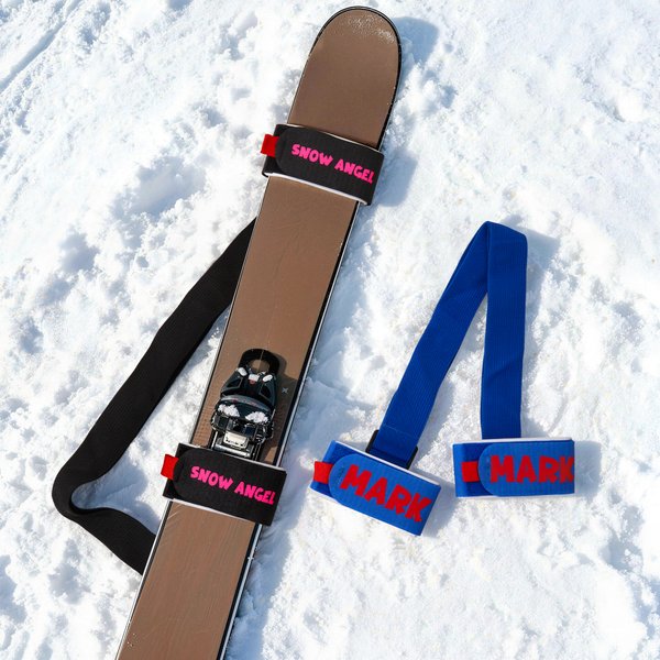 Personalisierter Verstellbarer Schulter-Skiträgergurt mit Namen Ski- oder Snowboardausrüstung Geburtstag Weihnachten Geschenk für Ski-Liebhaber