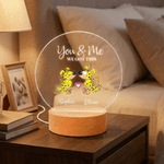 Personalized Couple Long-Tailed Marsupilami LED Night Light with Names Home Decor Valentine's Day Gift for Couple | Callie × Marsupilami®