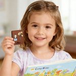 Personalisiertes Cartoon-Figur Geburtsblume magnetisches Lesezeichen aus PU-Leder mit Namen Geburtstag Geschenk für Bücherliebhaber Bücherwürmer