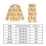Personalised Six Seven Meme Design Face Photo Multicolour Pyjama Set with Name Birthday Gift for Children