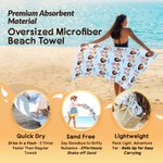 Personalizada 67 Meme Toalla de playa de microfibra sobredimensionada con fotos de caras Fiesta en la playa Regalo de cumpleaños esencial para amigos adolescentes Gen Z