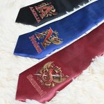Spersonalizowany krawat z inicjałami rycerza i imieniem Rocznica Urodziny Dzień Ojca Prezent dla mężczyzny