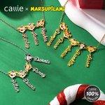Collar personalizado de Marsupilami de cola larga 1-5 Colgantes de Marsupilami con nombre Regalo de Navidad para niñas Mujeres | Callie × Marsupilami