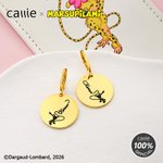 Spersonalizowane kolczyki z długim ogonem Marsupilami z imieniem Urodzinowy prezent świąteczny dla niej | Callie × Marsupilami®
